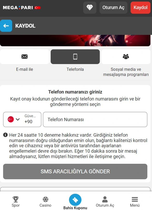 Megapari Android Uygulaması Megapari Android Uygulaması görseli